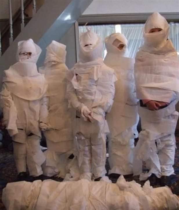 Toilet Paper Mummies