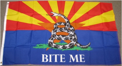 Arizona Bite Me Gadsden Flag